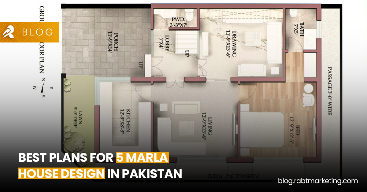 Best Plans for 5 Marla House Design in Pakistan
