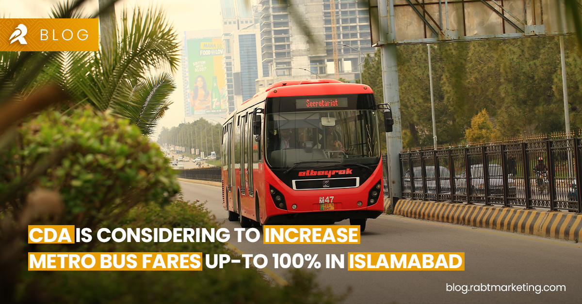 CDA is Considering to Increase Metro Bus Fares Up-to 100% in Islamabad