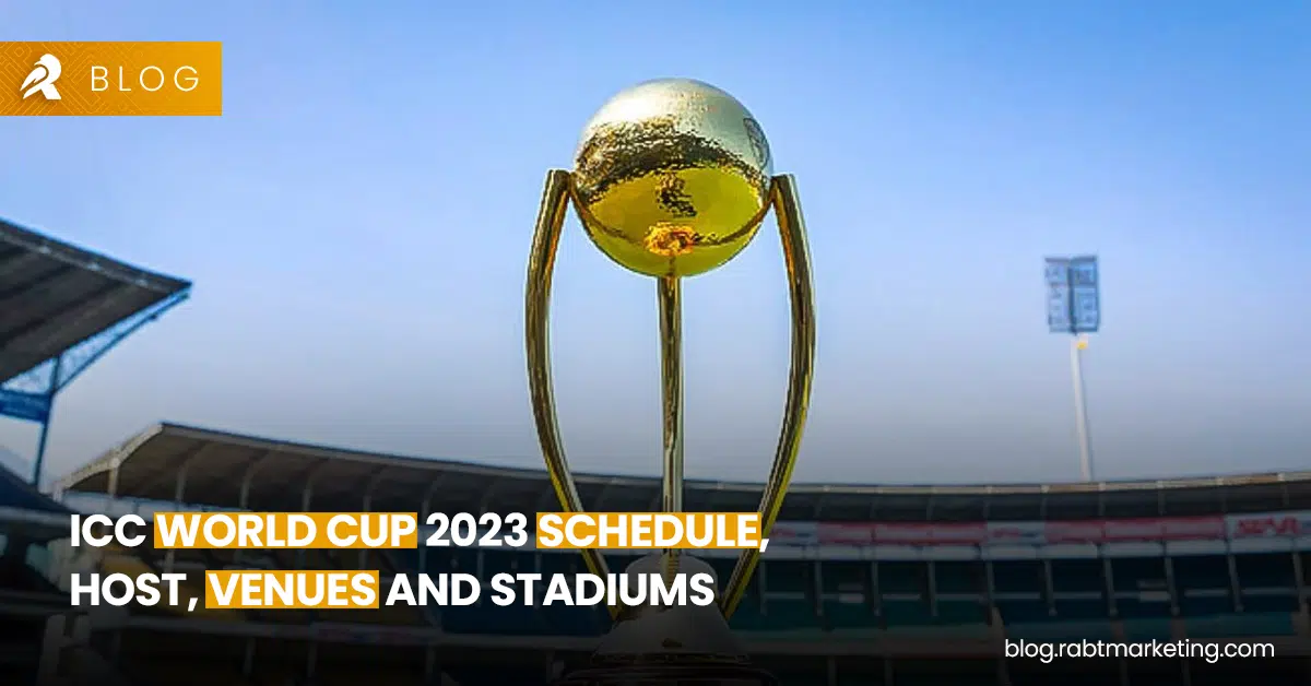 ICC World Cup 2023 Schedule, Host, Venues and Stadiums