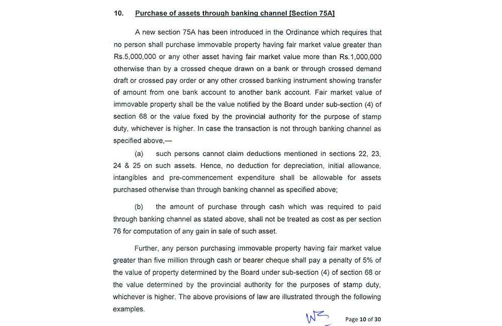 Penalties on Real Estate Cash Transactions