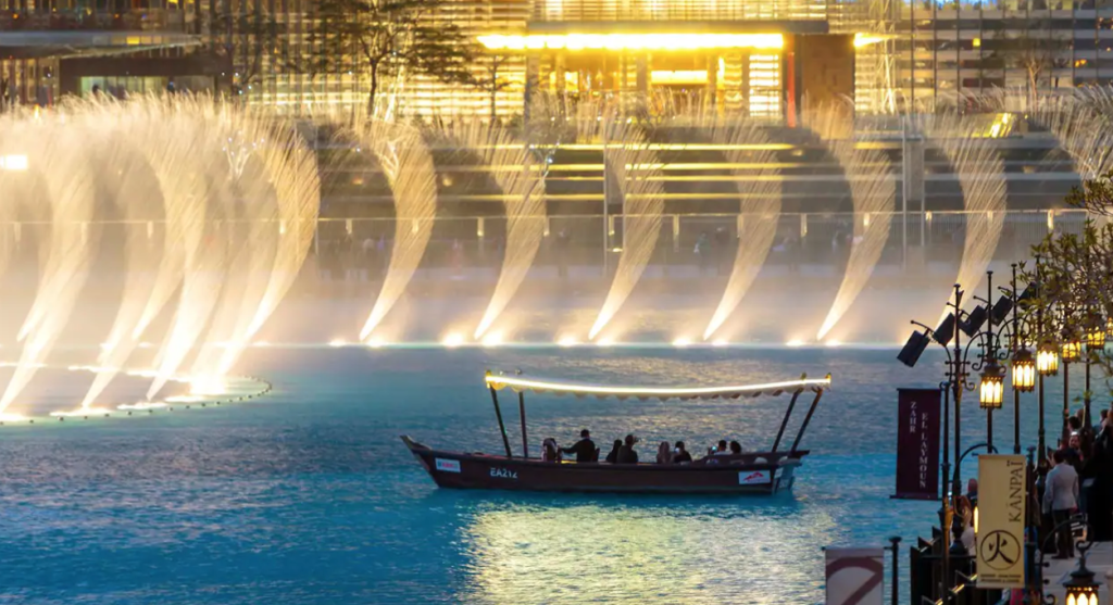 Dubai Fountain - Top Tourism Places in Dubai