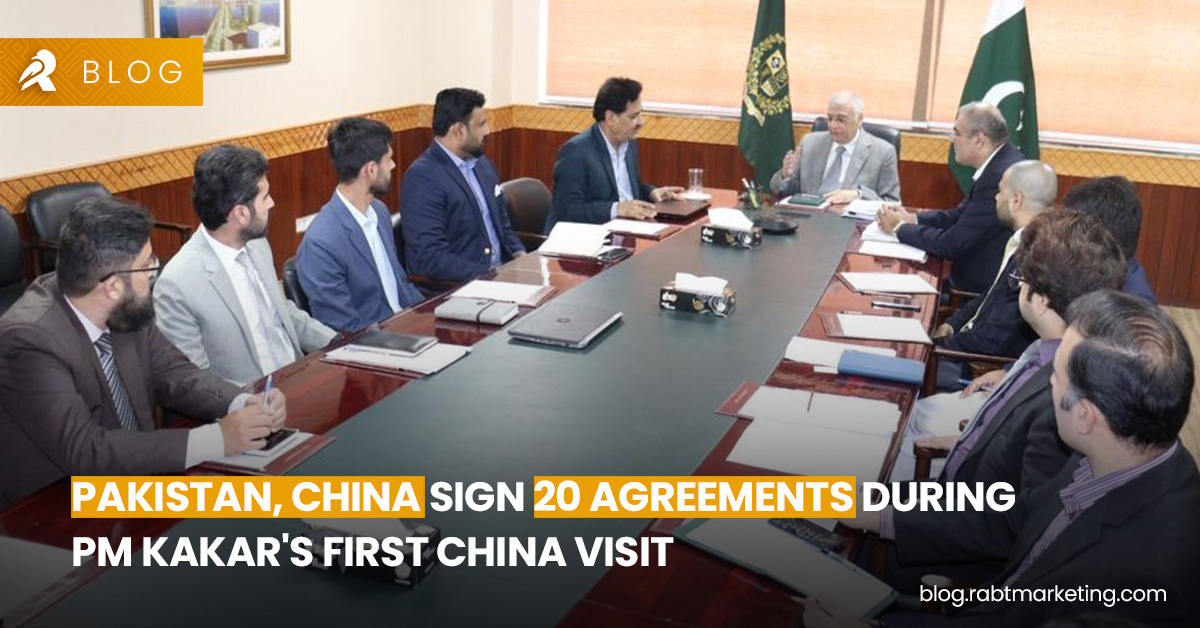 Pakistan, China sign 20 agreements during PM Kakar's First China