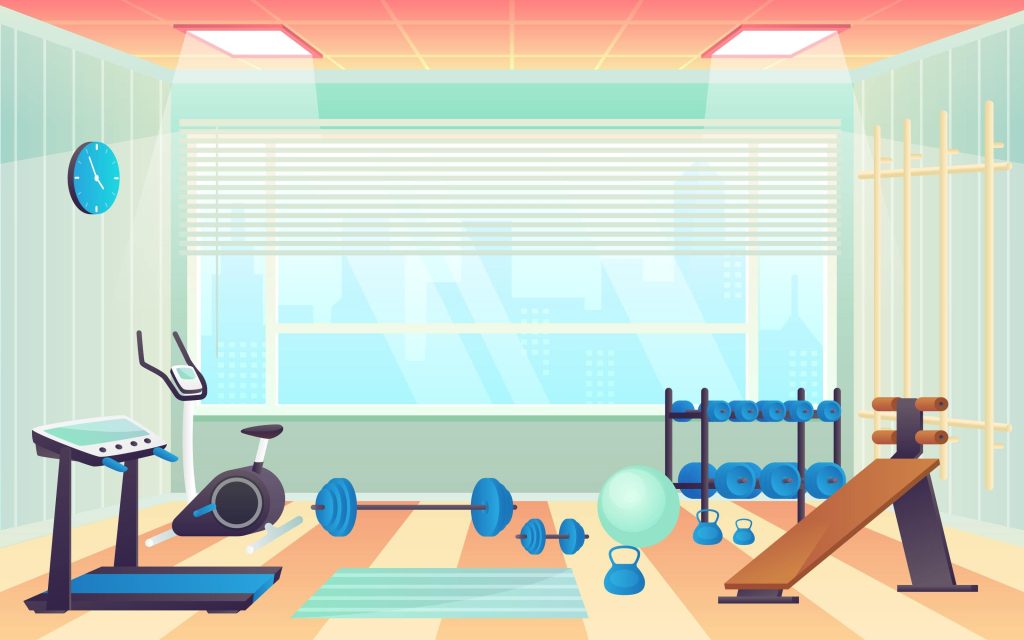 Home Gym Illustration