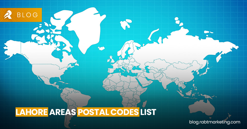 Lahore Areas Postal Codes List