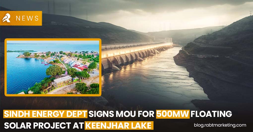 Sindh Energy Dept signs MoU for 500MW floating solar project at Keenjhar Lake
