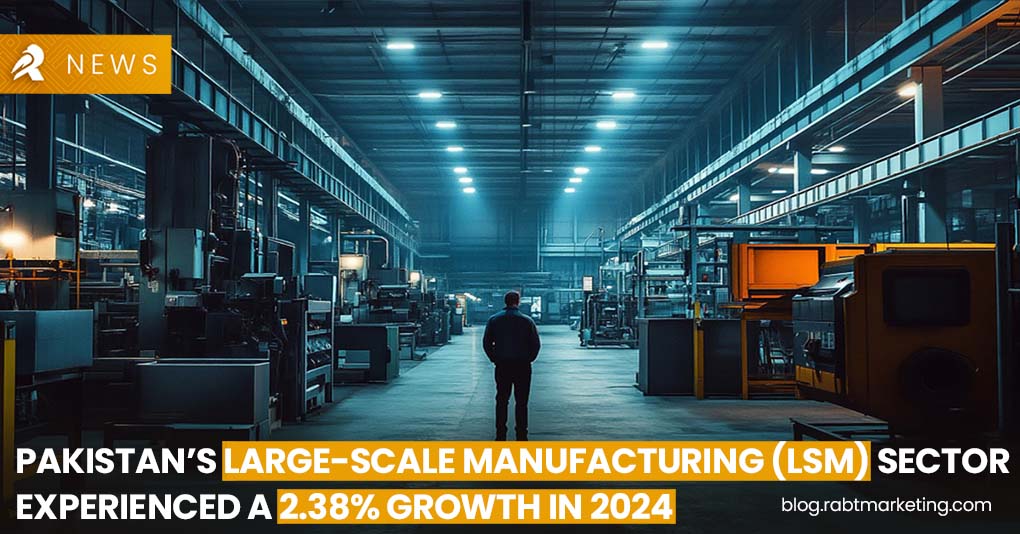 Pakistan’s Large-Scale Manufacturing (LSM) Sector Experienced a 2.38% Growth in 2024 